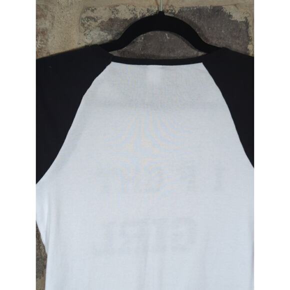 Cafe Press Top Woman's Medium White Black‎ I Fight Like A Girl Cancer Graphic - Picture 7 of 10